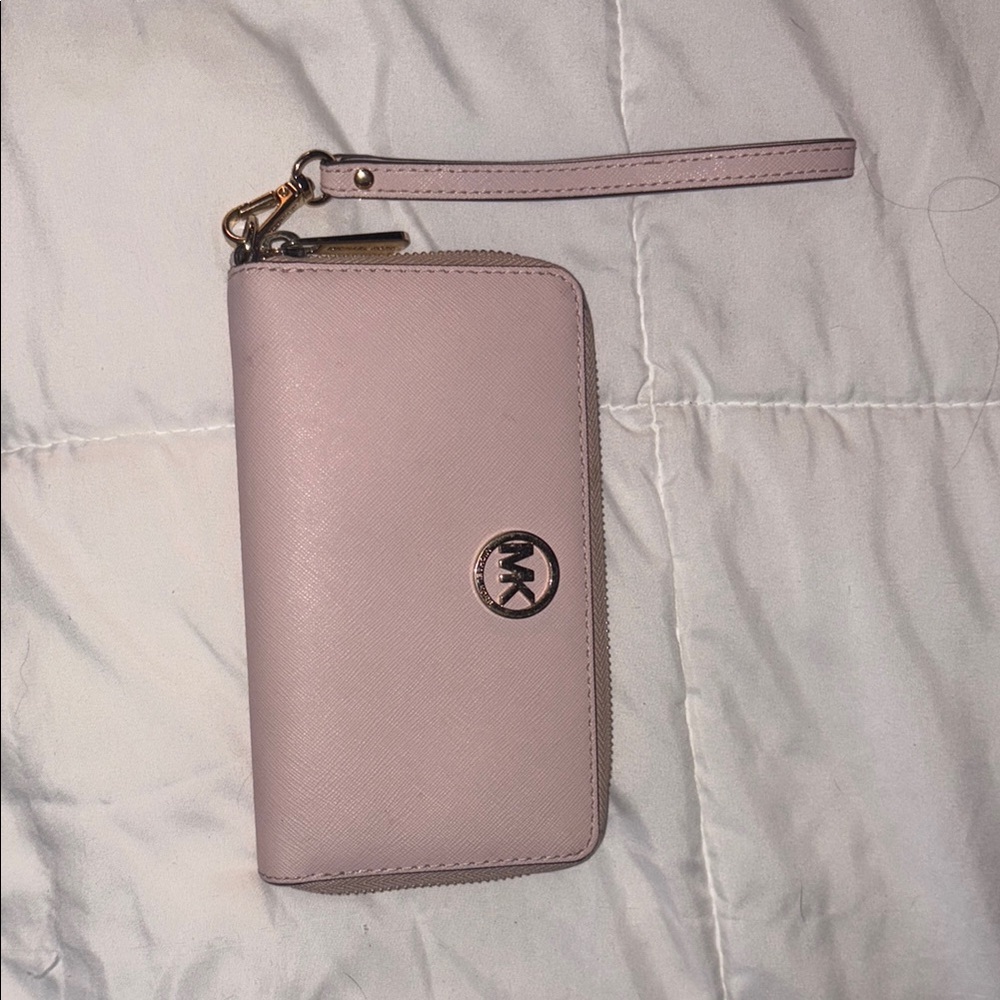 Michael Kors Blush Wristlet Wallet